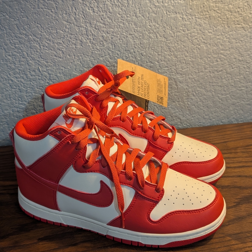 Nike Red and White Women's Sneakers